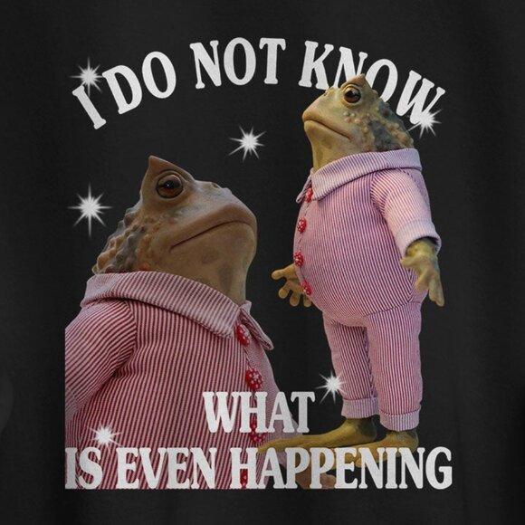 Frog Mr Toad Frog and Toad Retro Meme Animal Lover Cute Green Sweatshirt 05 - Picture 2 of 5